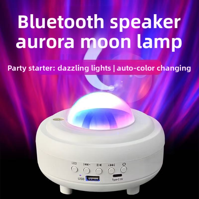 Moon Lamp Star Projector Bluetooth Speaker - BsBuy