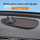 Multifunctional Car Phone Holder & Anti-Slip Mat – 3-in-1 with Parking Number Plate Holder | PVC | 3 Colours - BsBuy