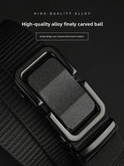 Mens Automatic Buckle Canvas Belt - BsBuy