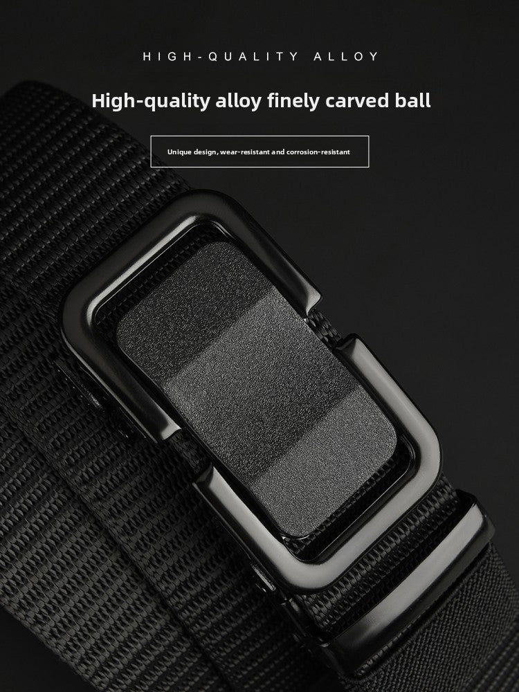 Mens Automatic Buckle Canvas Belt - BsBuy