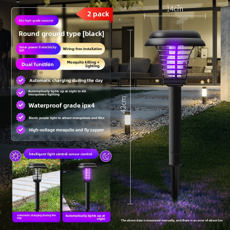 Solar Mosquito Lamp – Outdoor Garden Light & Bug Zapper - BsBuy