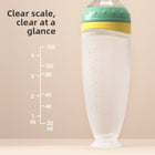 Silicone Squeeze Feeding Spoon Bottle — Food-Grade Baby Weaning Feeder from 3 Months+ - BsBuy