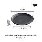 Black and White Ceramic Dishes, Dishes, Home Eating Bowls, Soup Bowls, Fish Plates