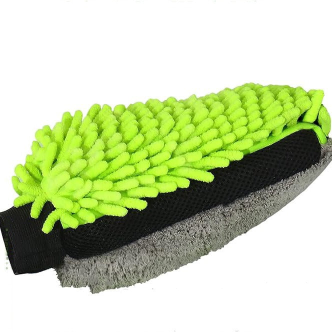 Microfiber Car Wash Gloves with Chenille Coral Texture - BsBuy