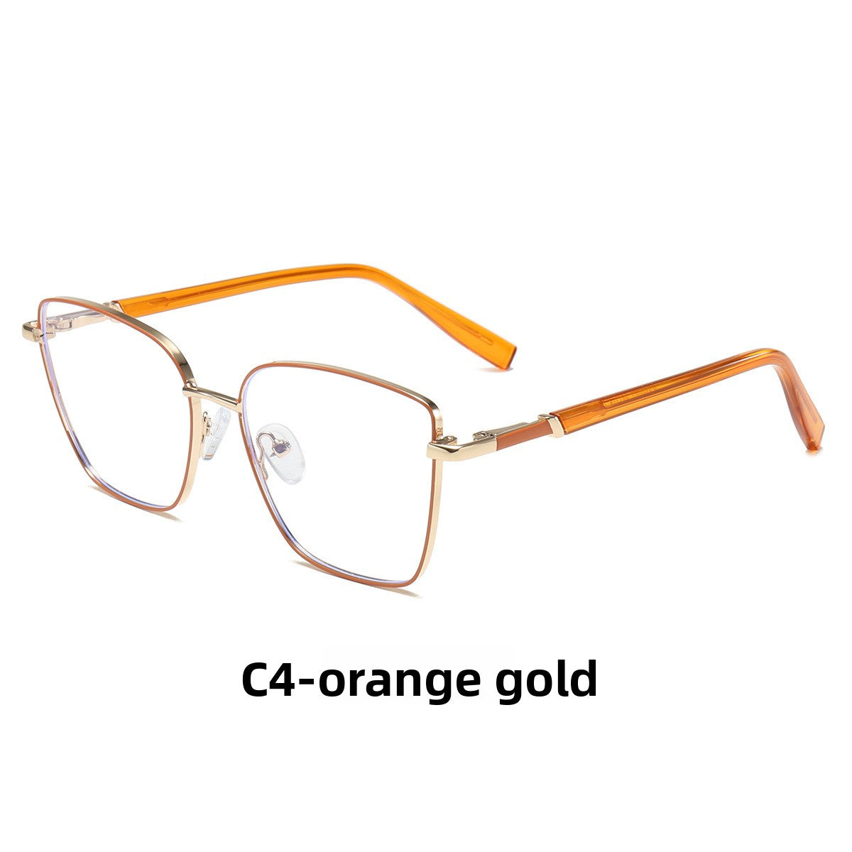 Retro Metal Anti-Blue Light Glasses – Butterfly Frame Screen Eyewear in Five Statement Colourways - BsBuy