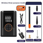 Portable Digital Car Tyre Inflator – Wireless Charging & Power Bank - BsBuy