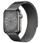Compatible with Apple Watch, Two-Section Half-Circle Magnetic Milanese Steel Band for iWatch 11, Apple Watch Strap - BsBuy