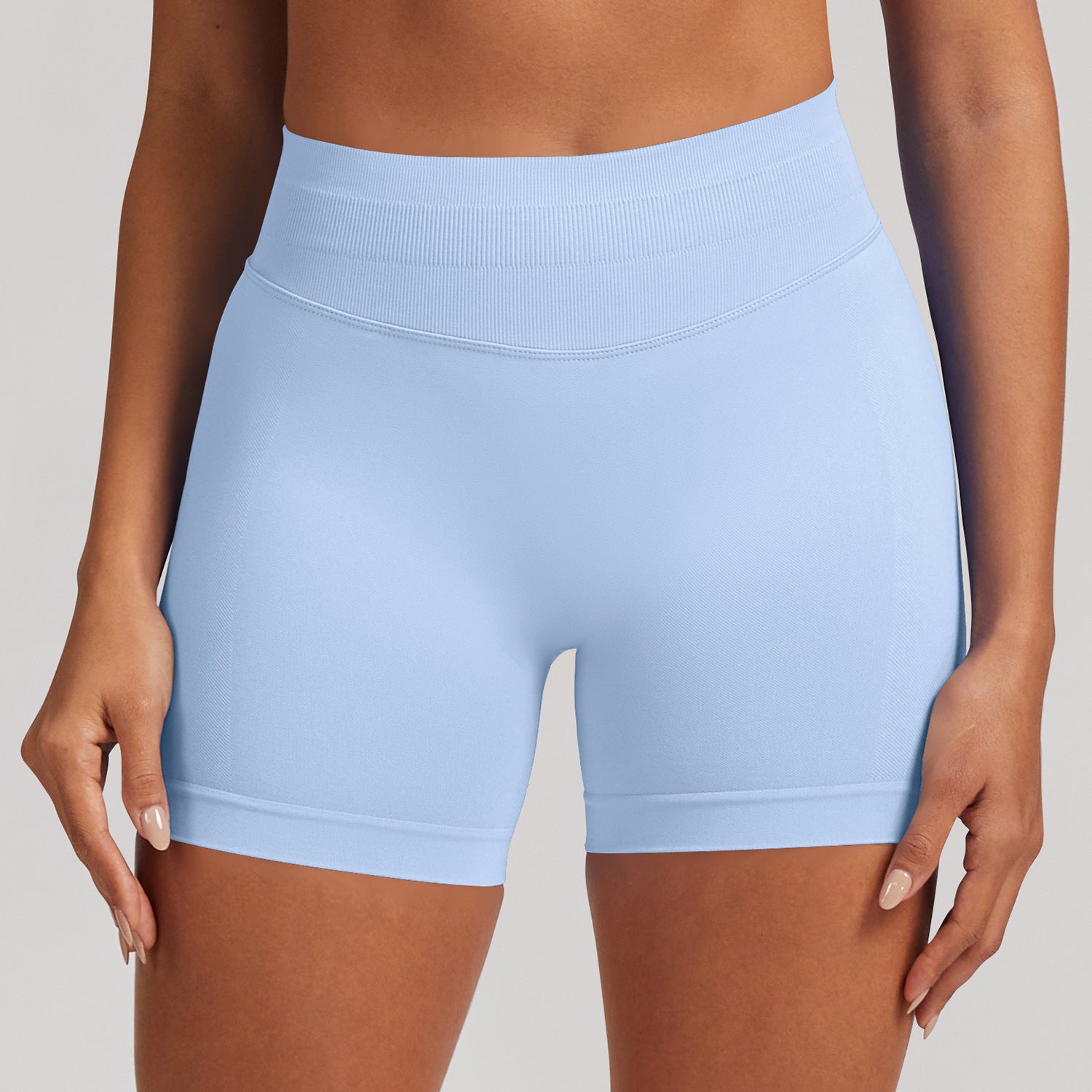 Seamless Butt-Lifting Yoga Shorts High Elastic Sports Fitness Shorts - BsBuy
