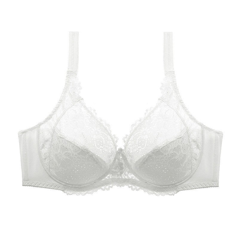 Bra lace gathering comfortable bra plus size underwear - BsBuy