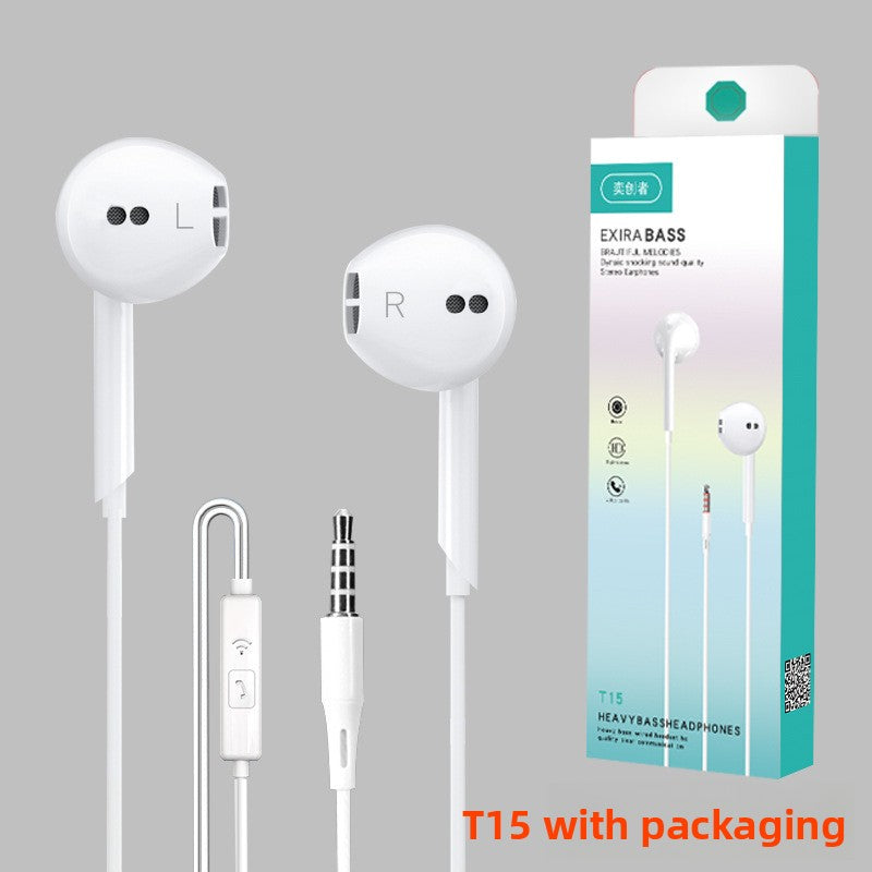 In-Ear Wired Headphones with Microphone and Type-C Support - BsBuy