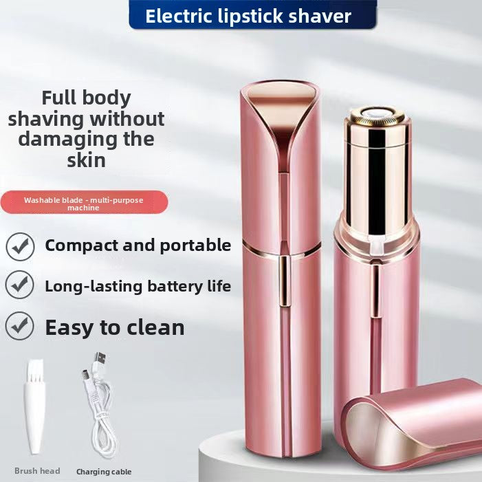 Lipstick Mini Electric Shaver – Portable Hair Removal for Face & Body - BsBuy