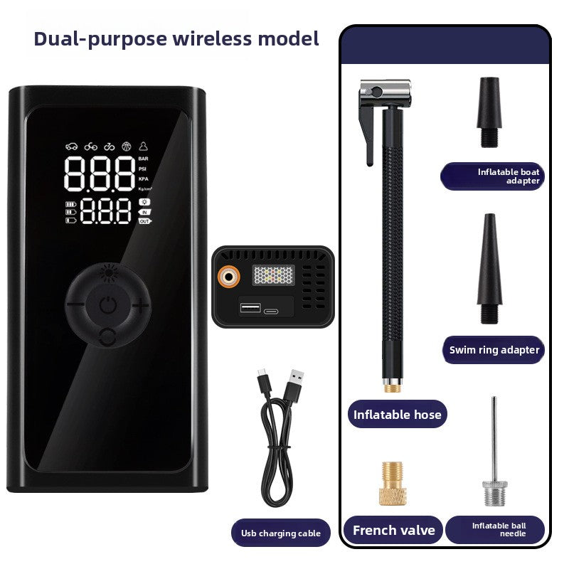 Portable Digital Car Tyre Inflator – Wireless Charging & Power Bank - BsBuy