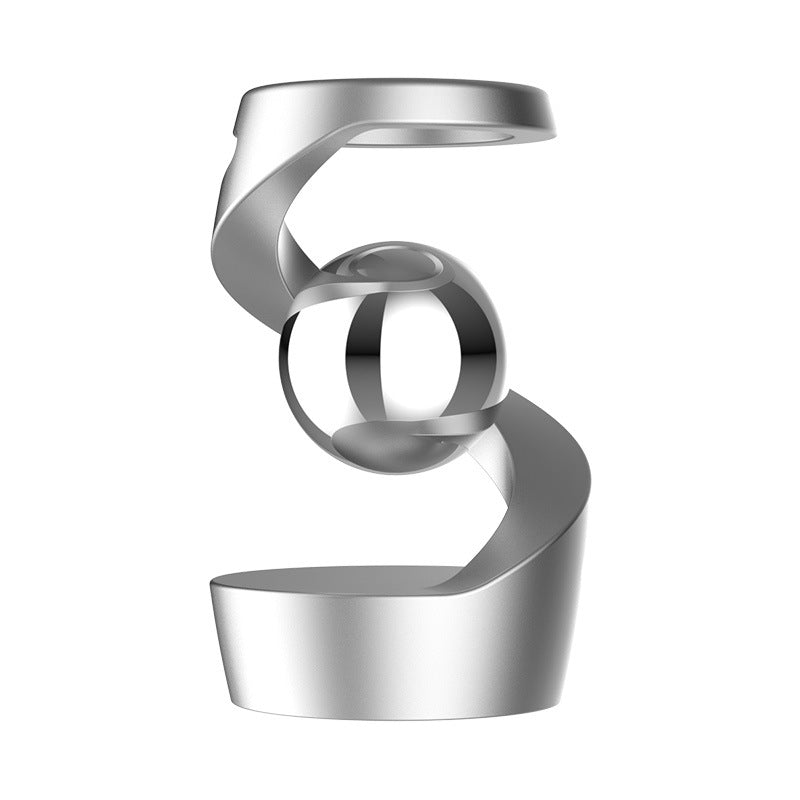 Desktop Floating Gyroscope – Premium Aluminium Alloy Desk Toy & Stress Reliever - BsBuy