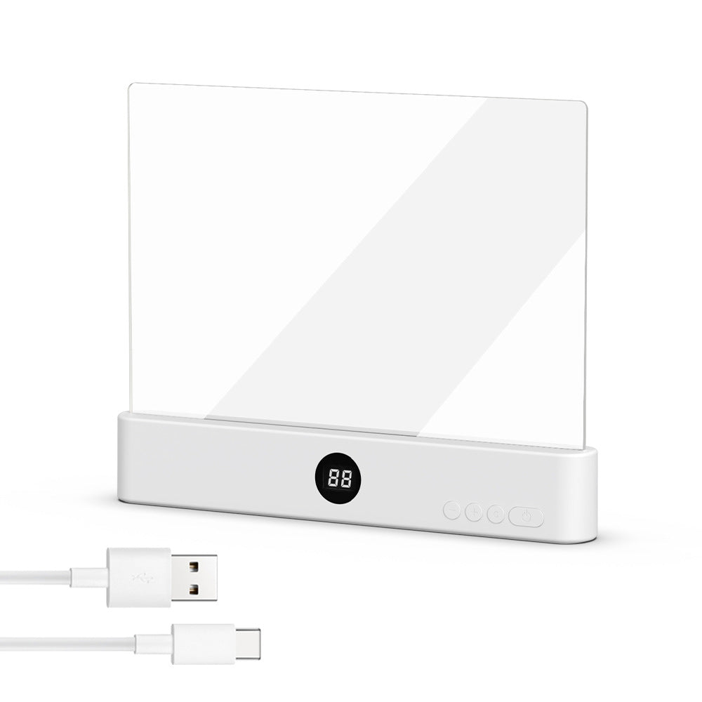 1200mAh battery + 3 color temperatures + brightness adjustment + timer off LED Reading Light  USB Powered Night Light - BsBuy
