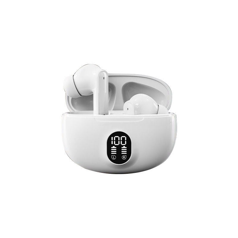 Bluetooth 5.3 Wireless Earphones – Stereo Sound, Noise Reduction & Digital Display - BsBuy