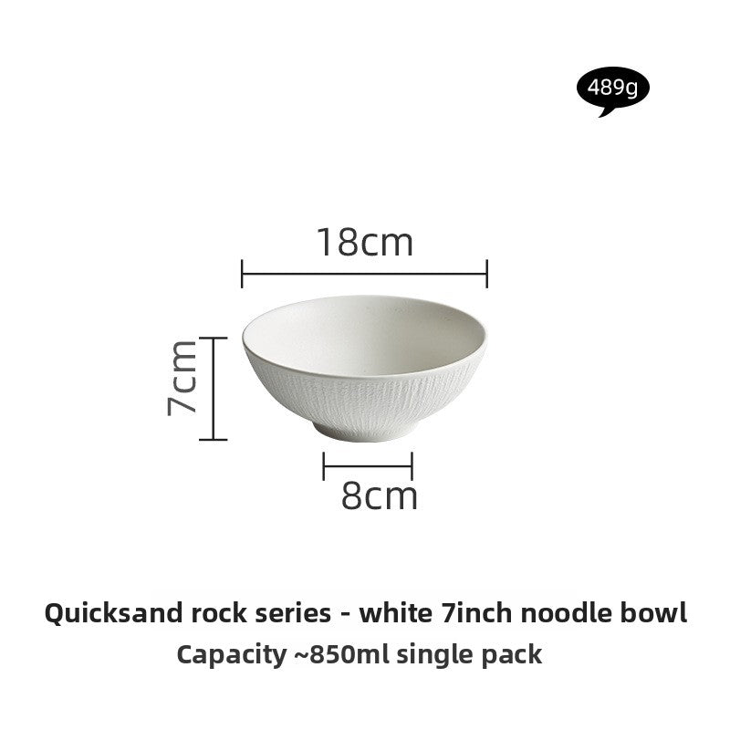 Black and White Ceramic Dishes, Dishes, Home Eating Bowls, Soup Bowls, Fish Plates