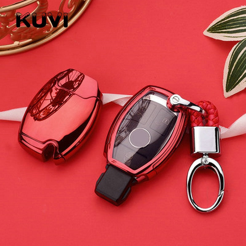 Mercedes-Benz Key Case Cover – PC+TPU Protective Shell for A B R G Class GLK GLA - BsBuy