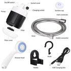 USB Rechargeable Portable Shower Pump — Outdoor Camping, Pet Wash & Car Cleaning Kit | 4–5 L/min - BsBuy