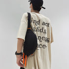 Crossbody bag men's waist bag small shoulder bag women's shoulder bag versatile chest bag - BsBuy