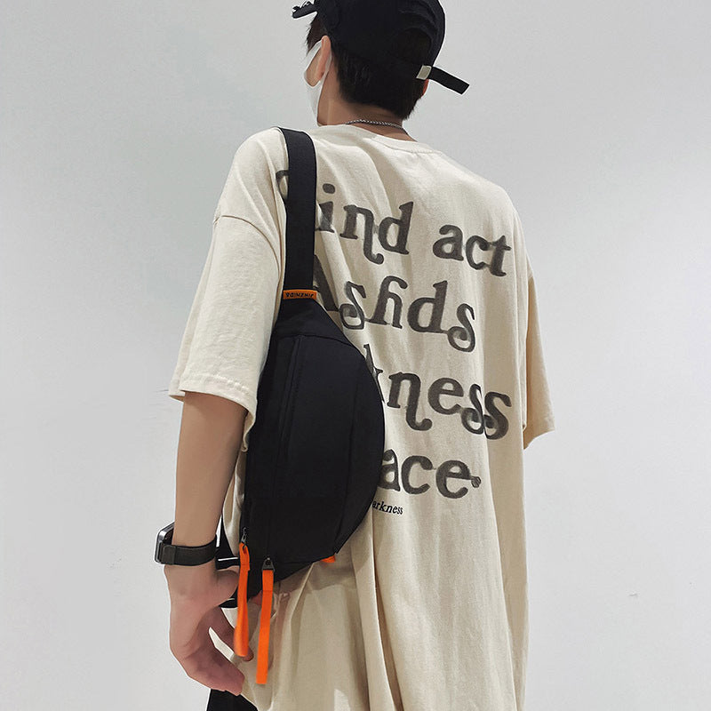 Crossbody bag men's waist bag small shoulder bag women's shoulder bag versatile chest bag - BsBuy