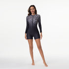 New swimsuit long sleeved zipper diving suit surfing suit women's swimsuit swimming suit - BsBuy