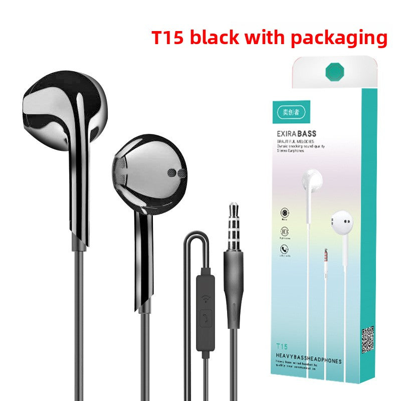 In-Ear Wired Headphones with Microphone and Type-C Support - BsBuy
