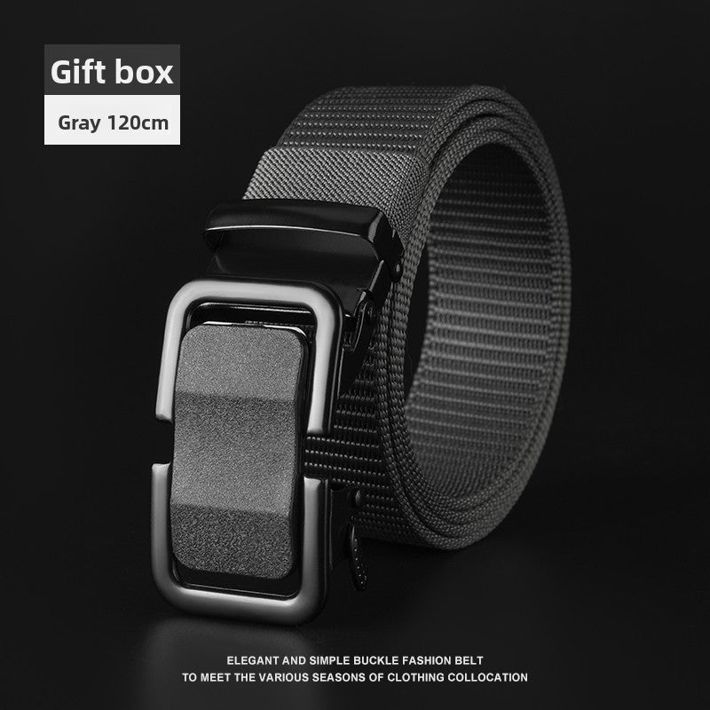 Mens Automatic Buckle Canvas Belt - BsBuy