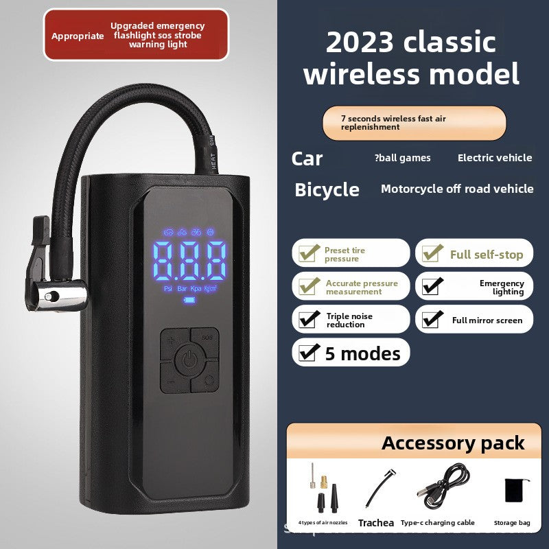 Portable Tyre Inflator | Digital Air Pump for Cars, EVs & Motorcycles - BsBuy