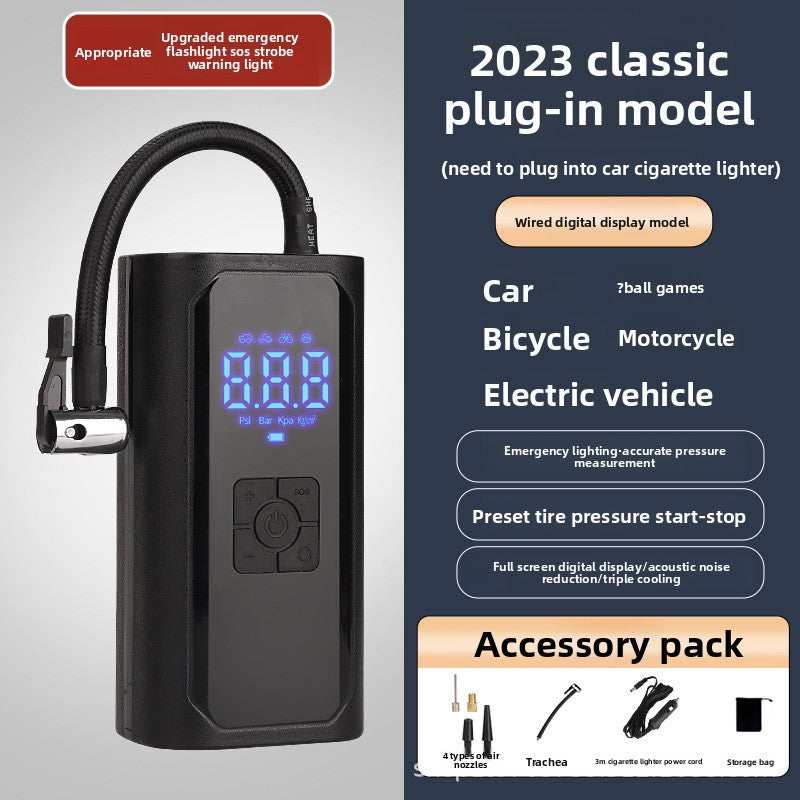 Portable Tyre Inflator | Digital Air Pump for Cars, EVs & Motorcycles - BsBuy