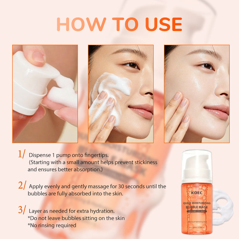 Collagen Bubble Face Mask — Deep Cleansing & Skin Firming (100ml)