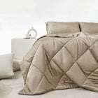 Bamboo Fibre Cooling Quilt | Breathable Summer Duvet | 7 Colours & 3 Sizes - BsBuy