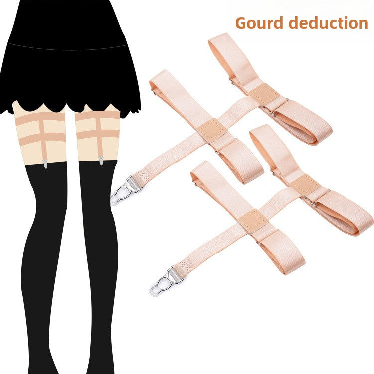 Adjustable Shirt Garter & Anti-Slip Clips | Men & Women | 6-Clip Set - BsBuy