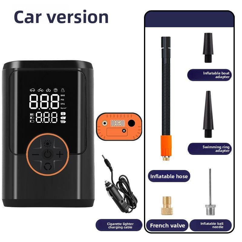 Portable Digital Car Tyre Inflator – Wireless Charging & Power Bank - BsBuy