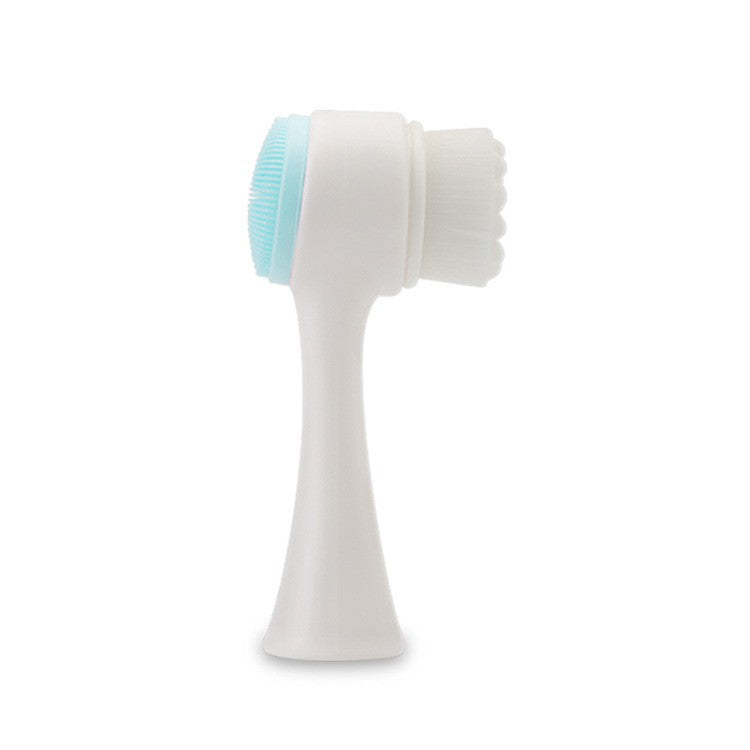 Facial Cleansing Brush – Double-Sided Soft Bristle Silicone - BsBuy
