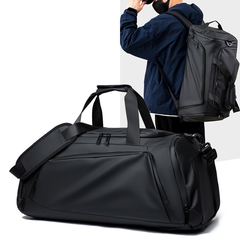 Men’s Multifunctional Travel & Gym Bag – Dry/Wet Separation Crossbody Backpack - BsBuy