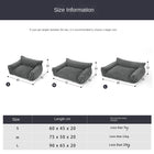 Luxury Pet Sofa Bed with Removable Washable Cover – All-Season Rabbit Fur Plush Dog Bed - BsBuy