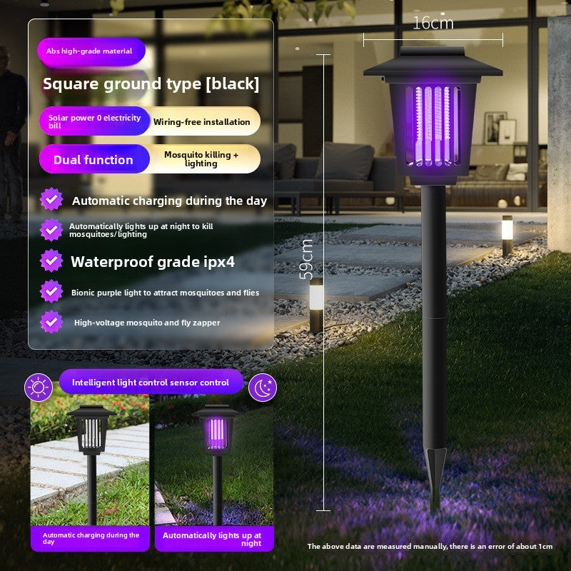 Solar Mosquito Lamp – Outdoor Garden Light & Bug Zapper - BsBuy