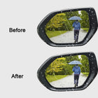 2PCS Car Mirror Window Clear Film Anti Dazzle Car Rearview Mirror Protective Film Waterproof Rainproof Anti Fog Car Sticker - BsBuy