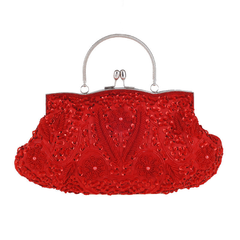 Beaded Bag Evening Bag Cheongsam Perfect Match Retro Bag Bridal Bag Bridesmaid Bag - BsBuy