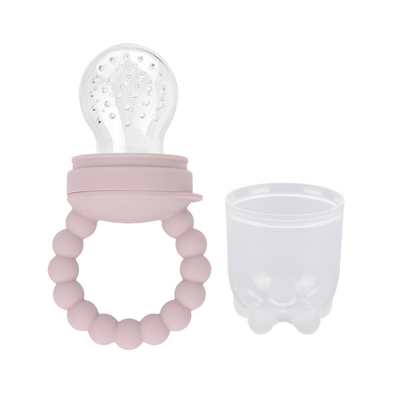Baby Silicone Fruit Feeder & Teething Pacifier — Safe Food-Grade Soother for 0–3 Years - BsBuy