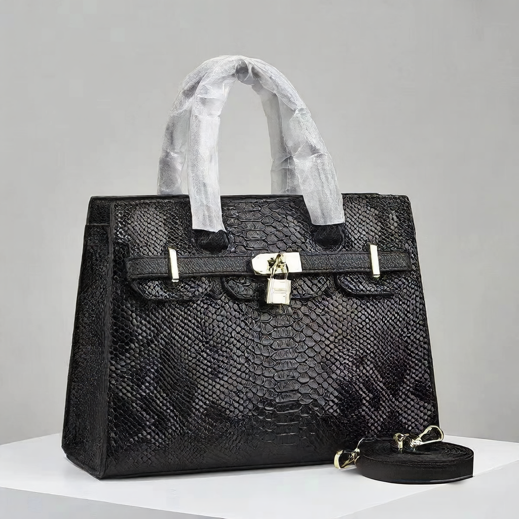 Women Leather Small Square Handbag - BsBuy