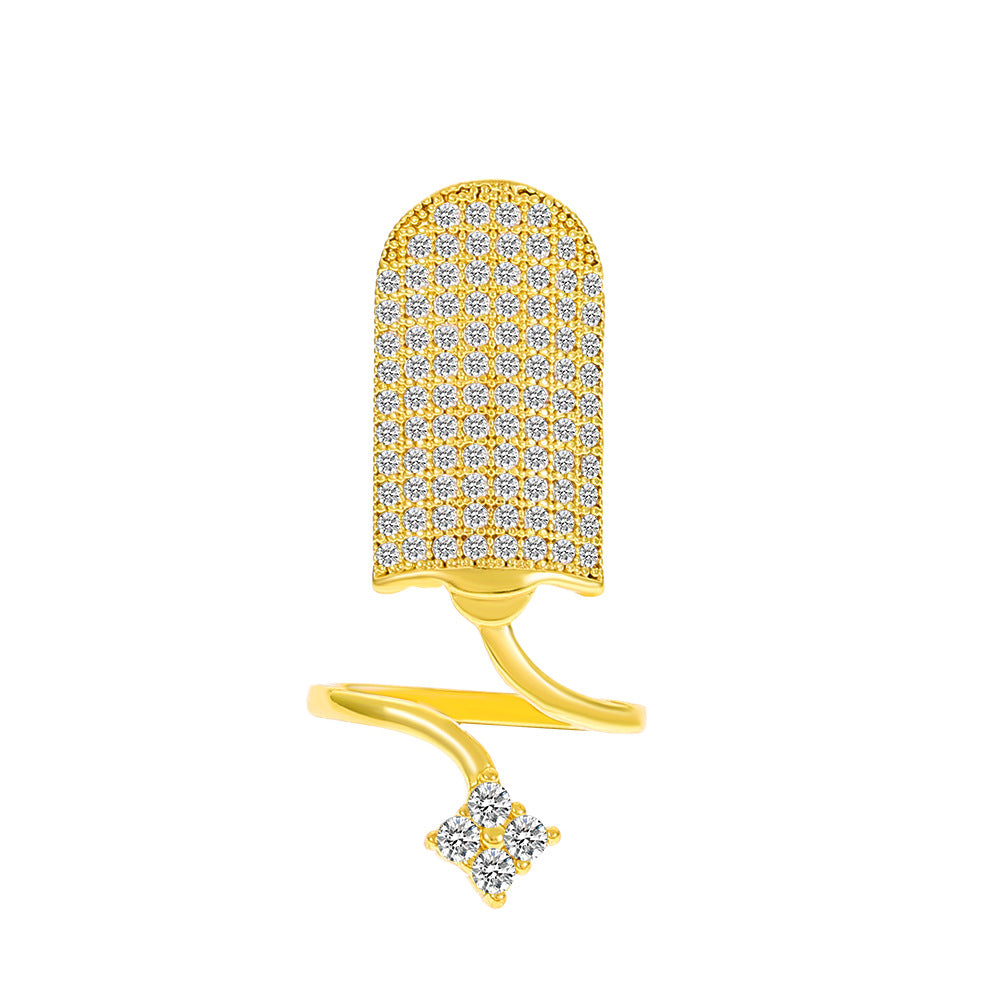 Zircon Nail Ring - BsBuy