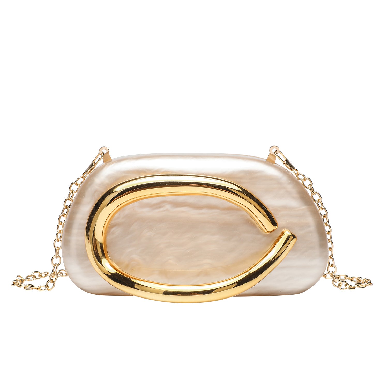 Acrylic Evening Clutch Shoulder Crossbody Bag - BsBuy