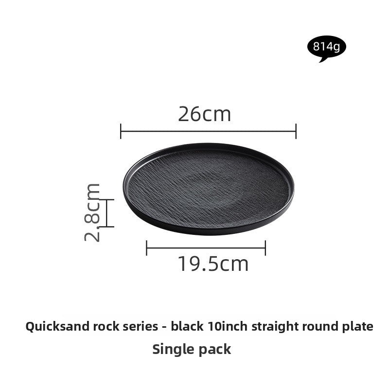 Black and White Ceramic Dishes, Dishes, Home Eating Bowls, Soup Bowls, Fish Plates
