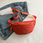 Crossbody bag women's casual bag canvas bag waist bag trendy sports chest bag - BsBuy