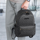 Checkerboard Fashion Backpack – Laptop Bag for School, Travel & Daily Use - BsBuy