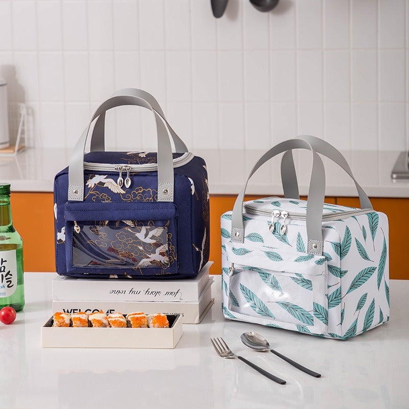 New Lunch Bag, Thermal Insulation Bag, Outdoor Picnic Bag, Portable Lunch Bag, Japanese Ice Bag, Student Lunch Box Bag - BsBuy