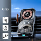 C11 Wireless Car Phone Holder & Charger — Infrared Auto-Clamp | 15W Fast Charge | Punk Transparent Design - BsBuy