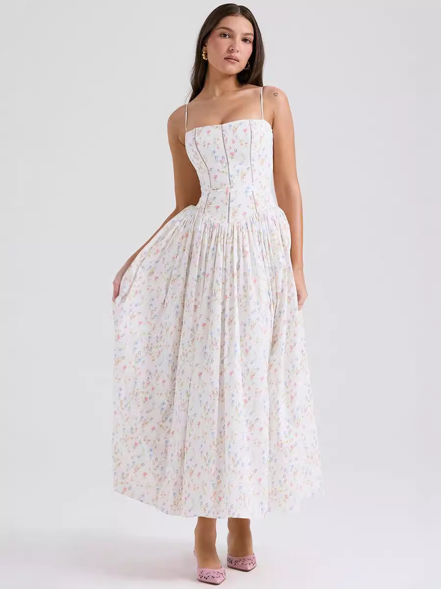 Floral Print Slip Dress - BsBuy