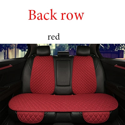 Comfortable Flax car seat cover protector Front or Rear Seat cushion pad cushion back  car accessories Suitable for all car mode - BsBuy